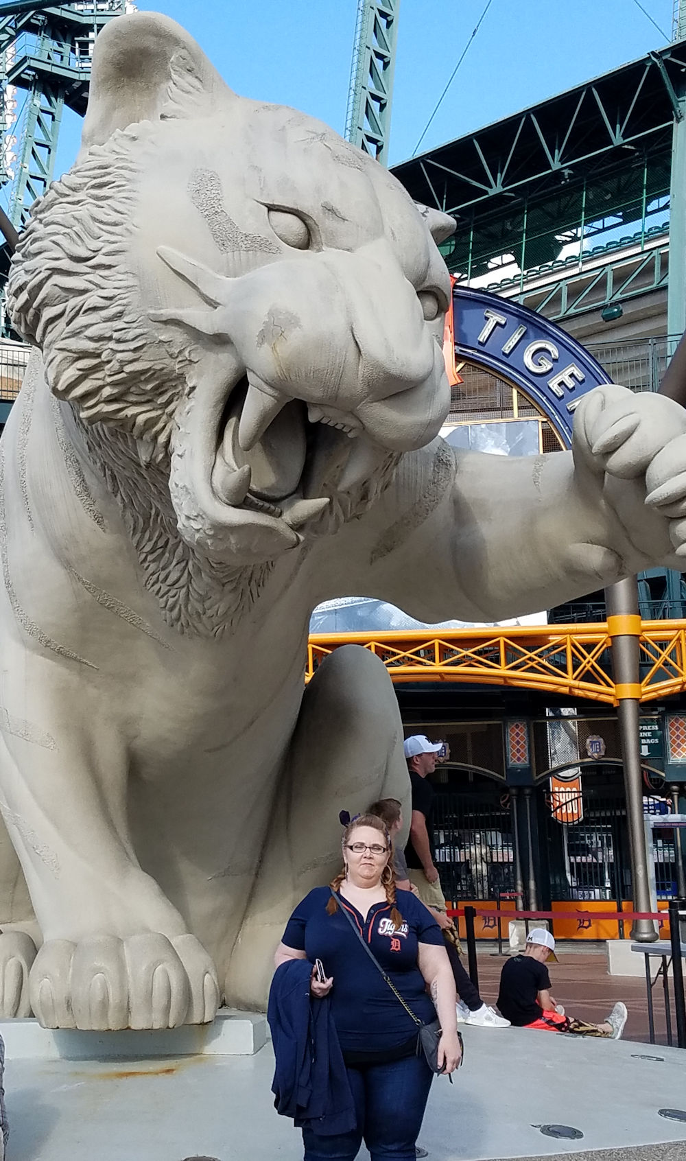 Jessica Outside Comerica Park September 2018 Jessica Outside Comerica Park September 2018